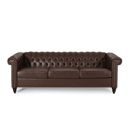 Parkhurst Chesterfield Tufted 3-seat Sofa by Christopher Knight Home
