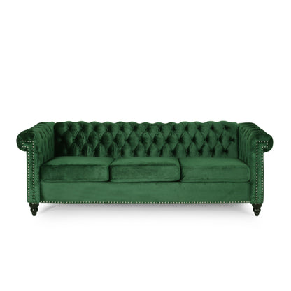 Parkhurst Chesterfield Tufted 3-seat Sofa by Christopher Knight Home