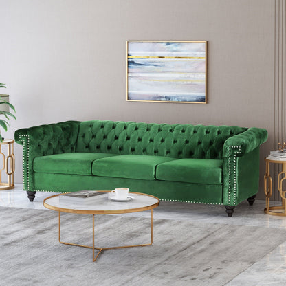 Parkhurst Chesterfield Tufted 3-seat Sofa by Christopher Knight Home