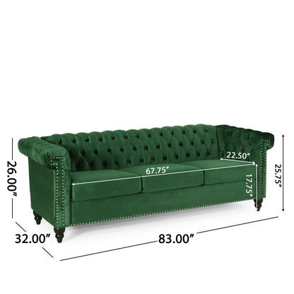 Parkhurst Chesterfield Tufted 3-seat Sofa by Christopher Knight Home