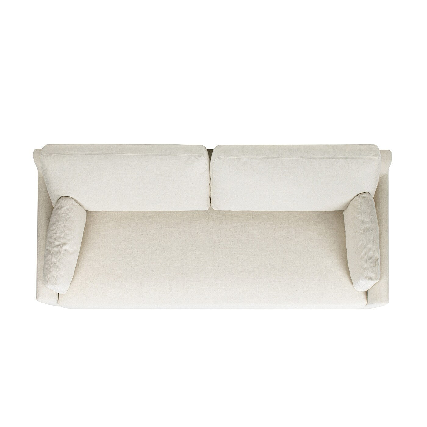 Pasadena 75.5 Velvet Modern Farmhouse Loose Pillow-Back Sofa