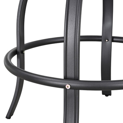 Patio Festival 5-Piece Outdoor Bar Height Swivel Bistro Dining Set