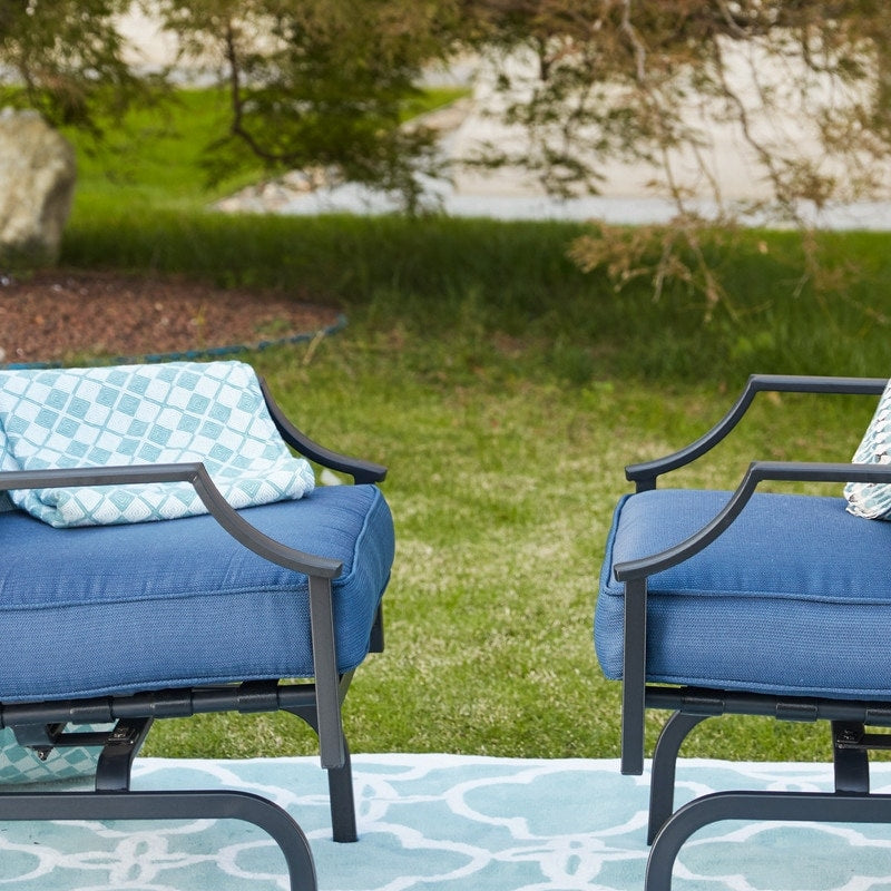 Patio Festival 5-Piece Outdoor Conversation Set with Fire Pit