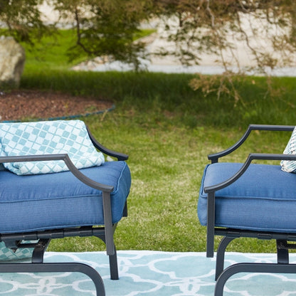Patio Festival 5-Piece Outdoor Conversation Set with Fire Pit