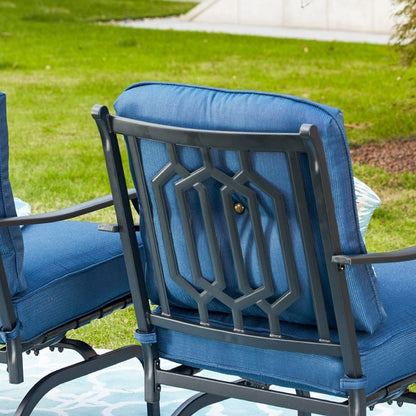 Patio Festival 5-Piece Outdoor Conversation Set with Fire Pit