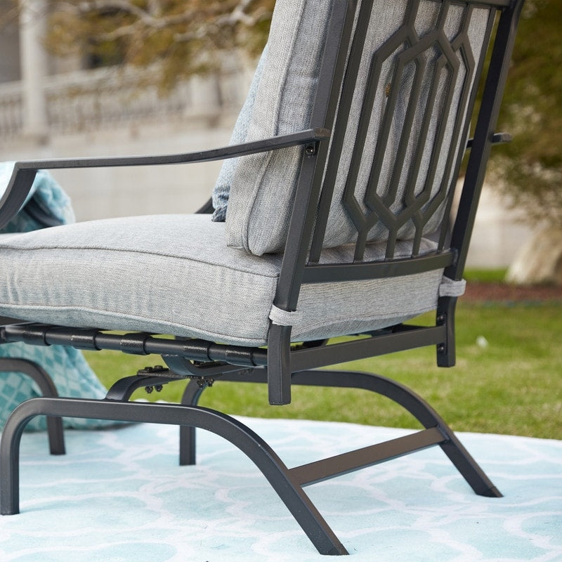 Patio Festival 5-Piece Outdoor Conversation Set with Fire Pit