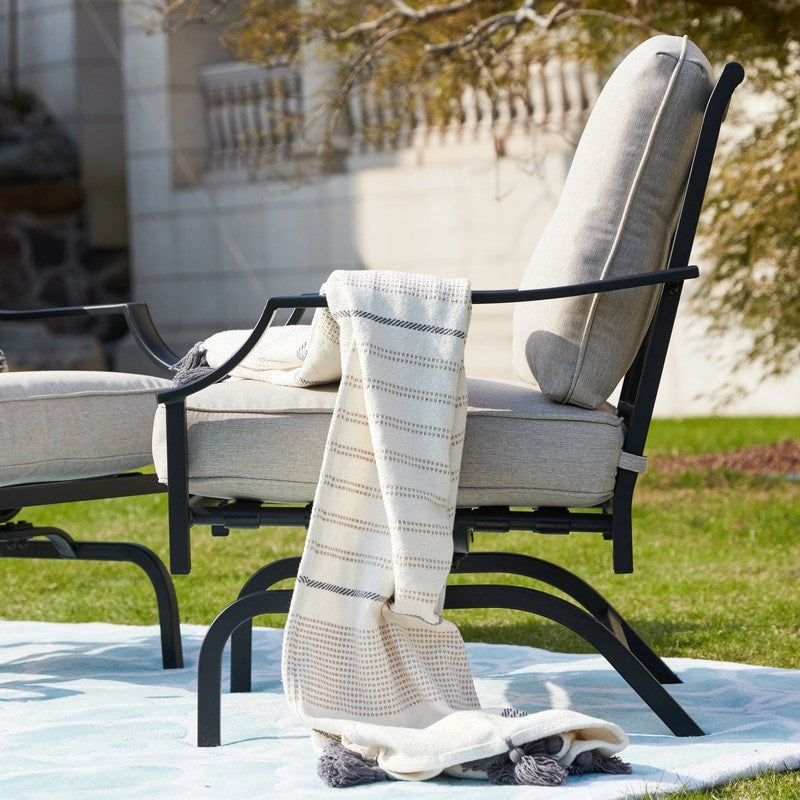 Patio Festival 5-Piece Outdoor Conversation Set with Fire Pit