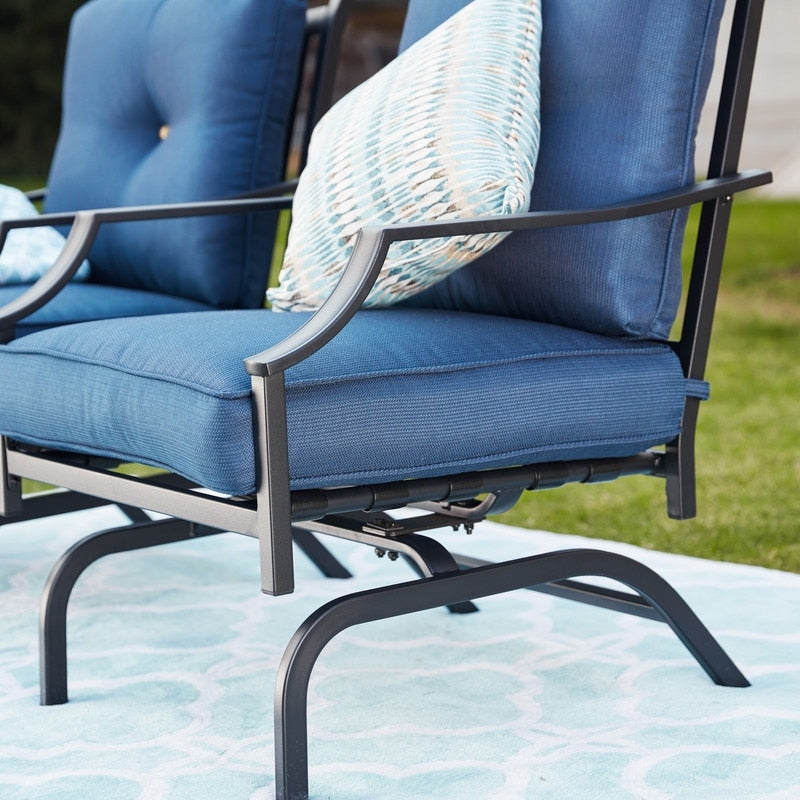 Patio Festival 5-Piece Outdoor Conversation Set with Fire Pit