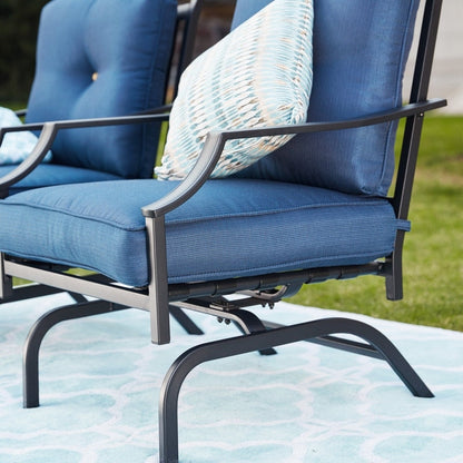 Patio Festival 5-Piece Outdoor Conversation Set with Fire Pit