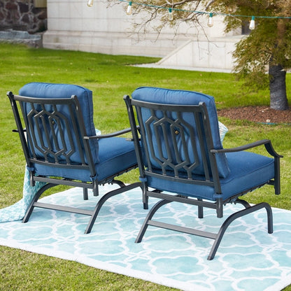 Patio Festival 5-Piece Outdoor Conversation Set with Fire Pit