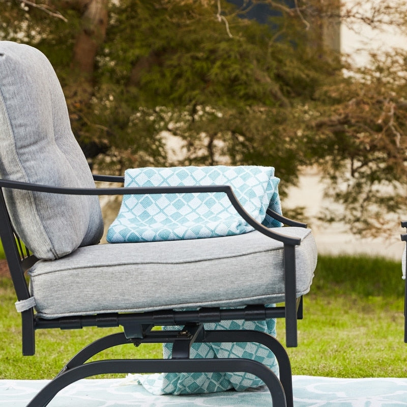 Patio Festival 5-Piece Outdoor Conversation Set with Fire Pit