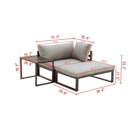 Patio Festival 5-Piece Outdoor Conversation Set