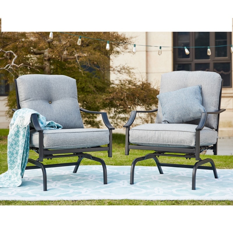 Patio Festival 5-Piece Outdoor Conversation Set with Fire Pit