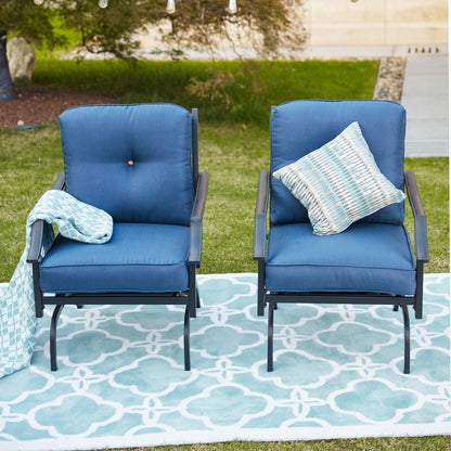 Patio Festival 5-Piece Outdoor Conversation Set with Fire Pit