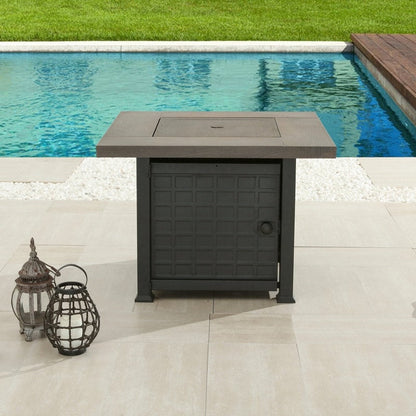 Patio Festival 5-Piece Outdoor Conversation Set with Fire Pit