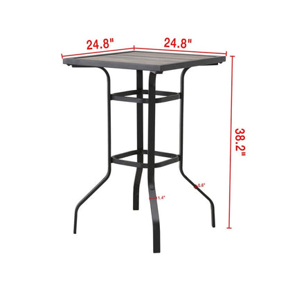 Patio Festival 4-Person Outdoor Bar Height Bistro Dining Set
