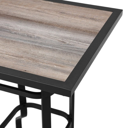 Patio Festival 4-Person Outdoor Bar Height Bistro Dining Set