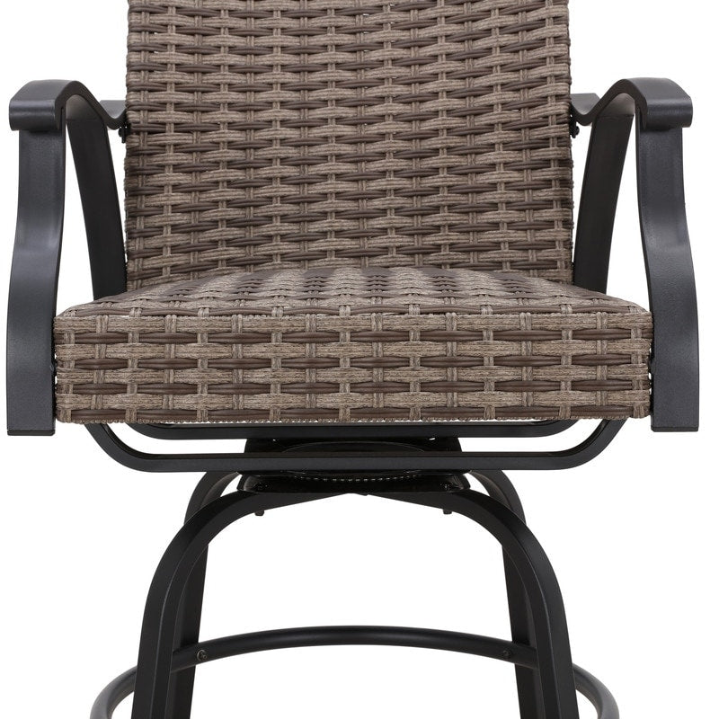 Patio Festival 9-Piece Bar Height Dining Set with Swivel Chairs
