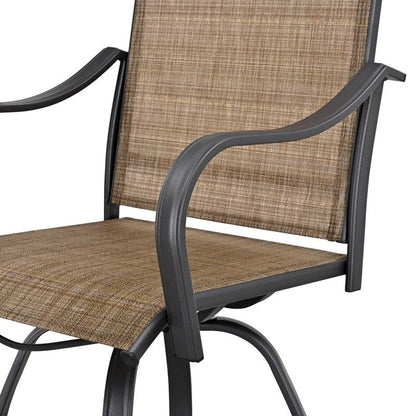 Patio Festival 4-Person Outdoor 45.3'' Round Bar Height Dining Set