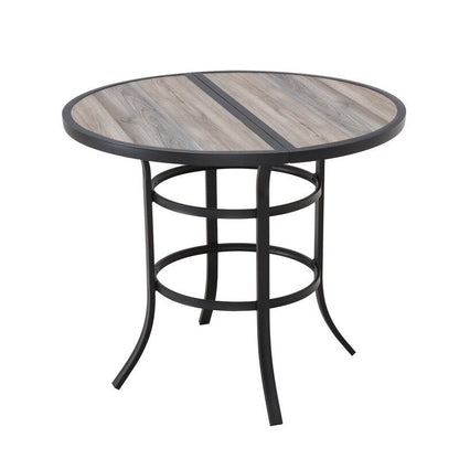 Patio Festival 4-Person Outdoor 45.3'' Round Bar Height Dining Set
