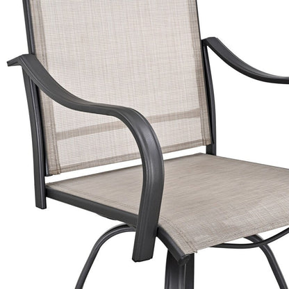 Patio Festival 4-Person Outdoor 45.3'' Round Bar Height Dining Set