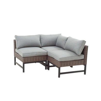 Patio Festival Right-Angle 3-Piece Outdoor Conversation Set
