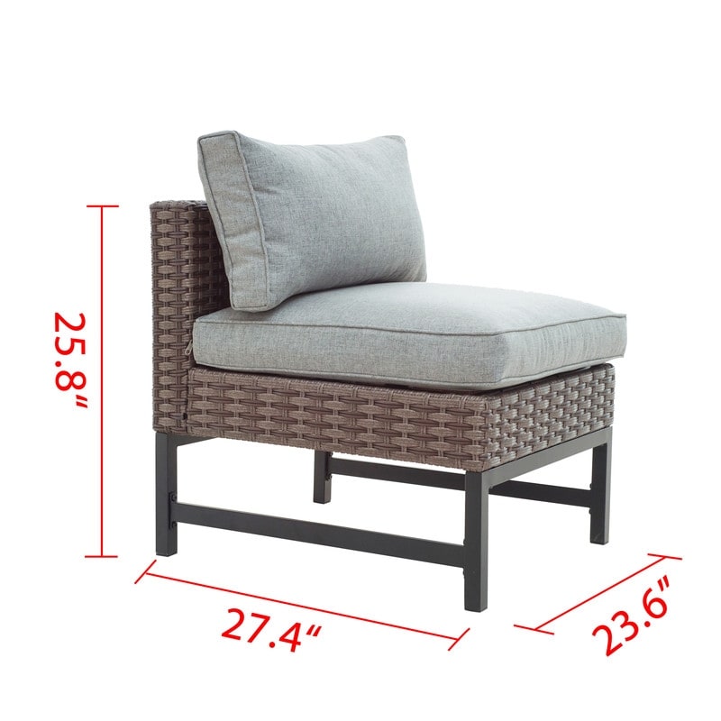 Patio Festival Right-Angle 3-Piece Outdoor Conversation Set