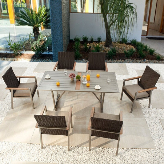 Patio Festival Thermal Transfer 7-Piece Outdoor Dining Set