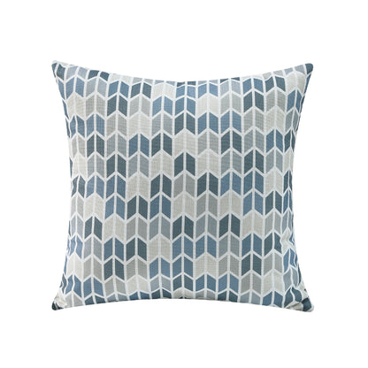 Pery Sofa w 2 Pillows, Reversible Cushions, Light Gray 84 Inch