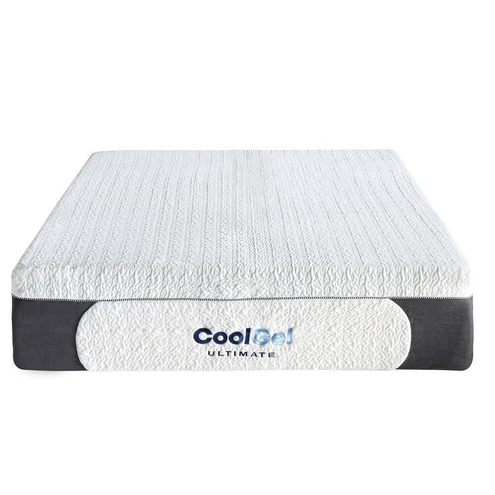 Classic Brands 14-inch Cool Gel Memory Foam Mattress with Pillow - White