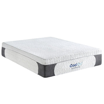 Classic Brands 14-inch Cool Gel Memory Foam Mattress with Pillow - White