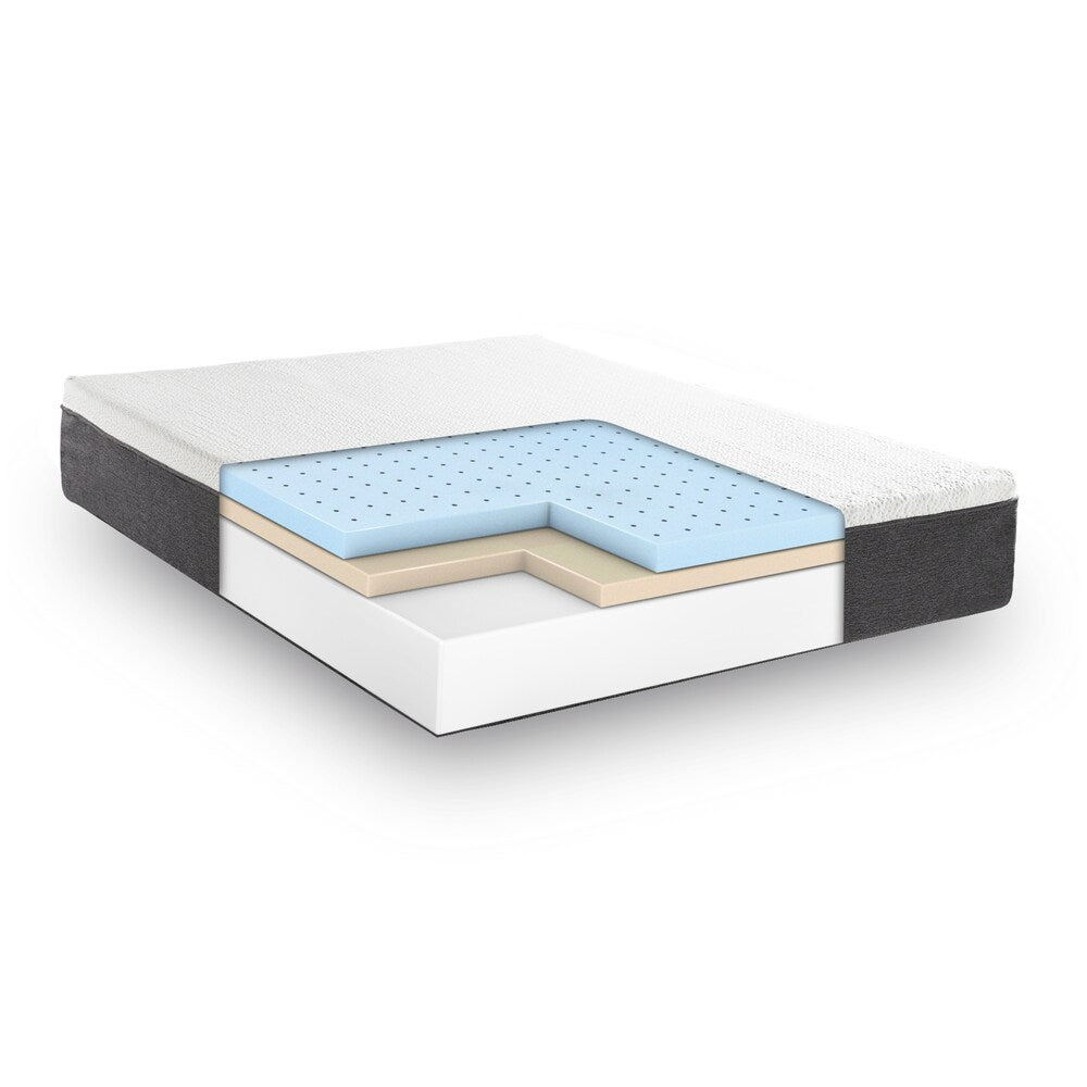 Classic Brands Alese 12-inch Cool Gel Memory Foam Mattress Set