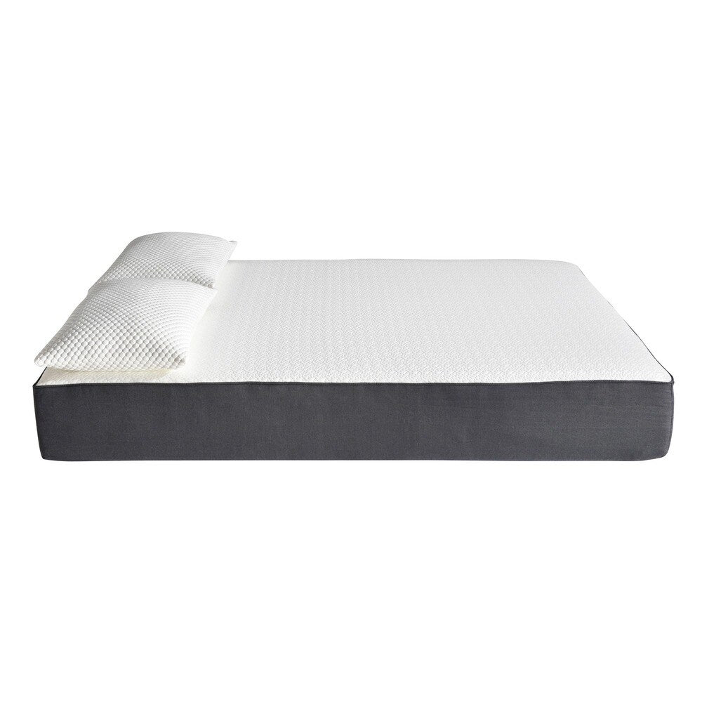 Classic Brands Dahlia 10.5-Inch Gel Memory Foam Mattress and Adjustable Bed Set