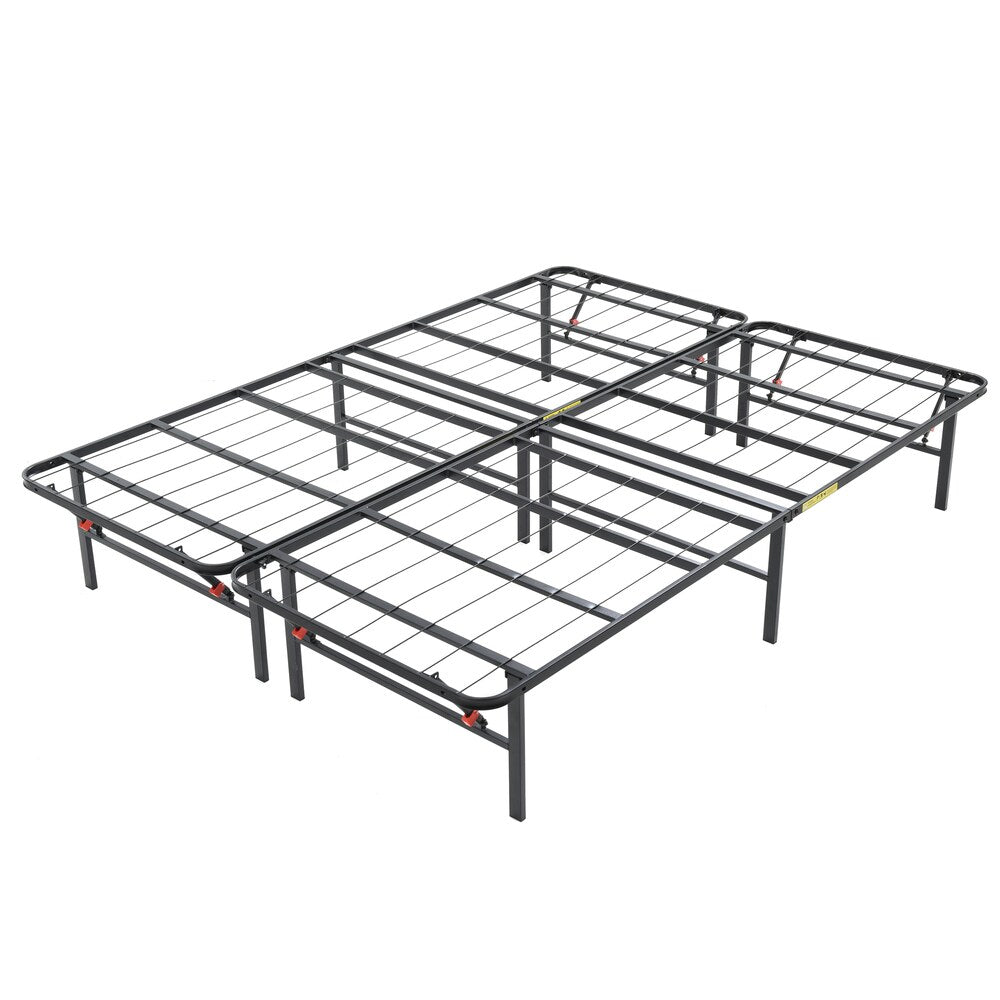 Classic Brands Milan 14-inch Full-size Cool Gel Memory Foam Mattress and Frame Set with Pillow