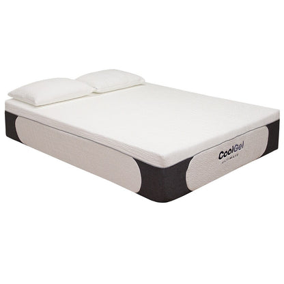 Classic Brands Milan Cool Gel Memory Foam 14-inch Twin-size Mattress, Pillow, and Frame Set