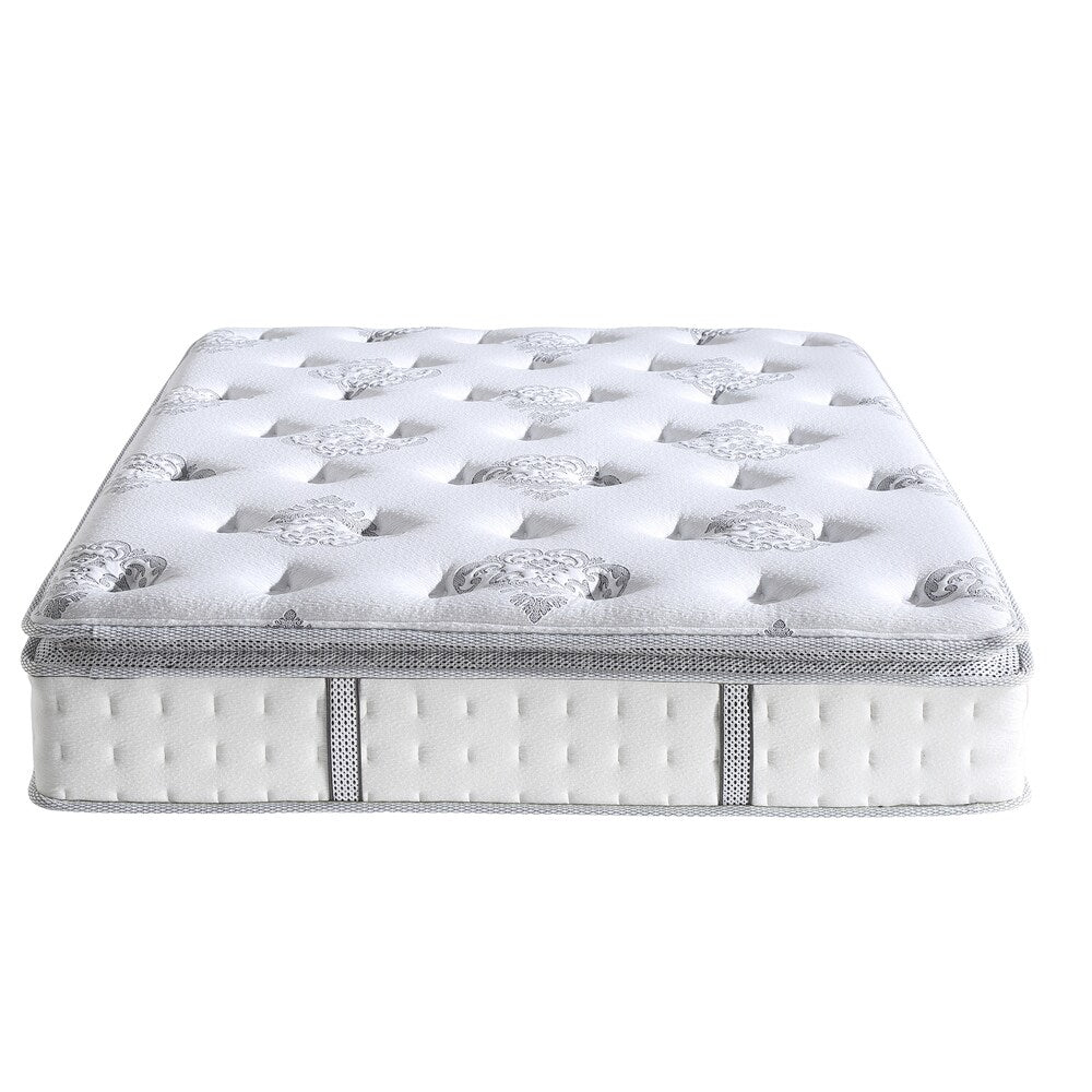Classic Brands Newberry 12-inch Hybrid Pillowtop Mattress - White