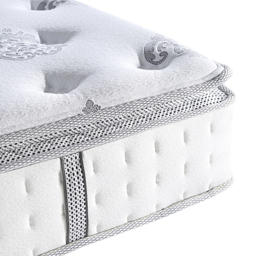 Classic Brands Newberry 12-inch Hybrid Pillowtop Mattress - White