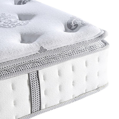 Classic Brands Newberry 12-inch Hybrid Pillowtop Mattress - White