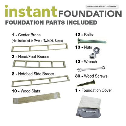 Classic Brands Somerset 8-inch Mattress Foundation