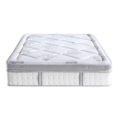 Classic Brands Summerville Hybrid 14-inch Eurotop Mattress - White