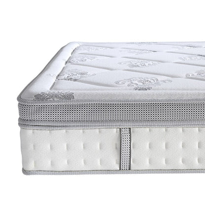 Classic Brands Summerville Hybrid 14-inch Eurotop Mattress - White