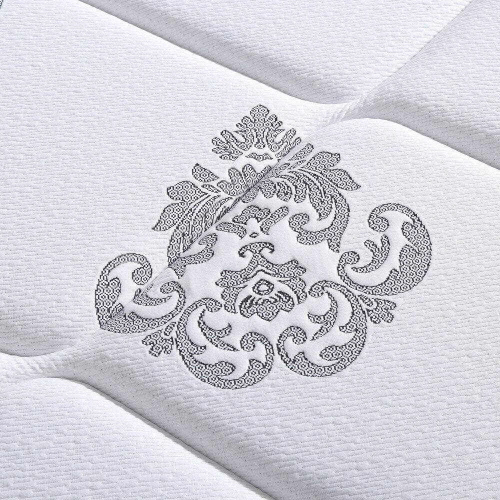 Classic Brands Summerville Hybrid 14-inch Eurotop Mattress - White