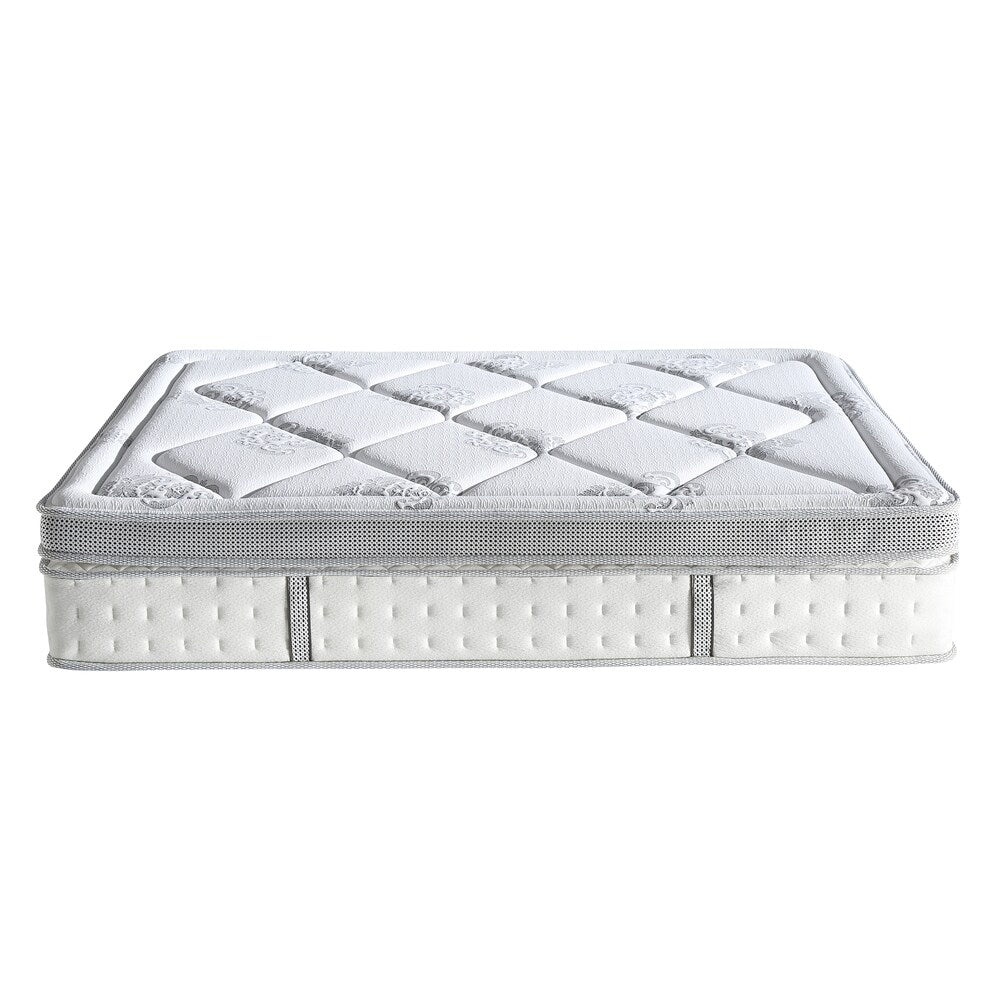 Classic Brands Summerville Hybrid 14-inch Eurotop Mattress - White