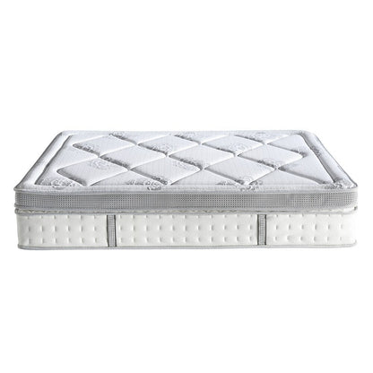 Classic Brands Summerville Hybrid 14-inch Eurotop Mattress - White