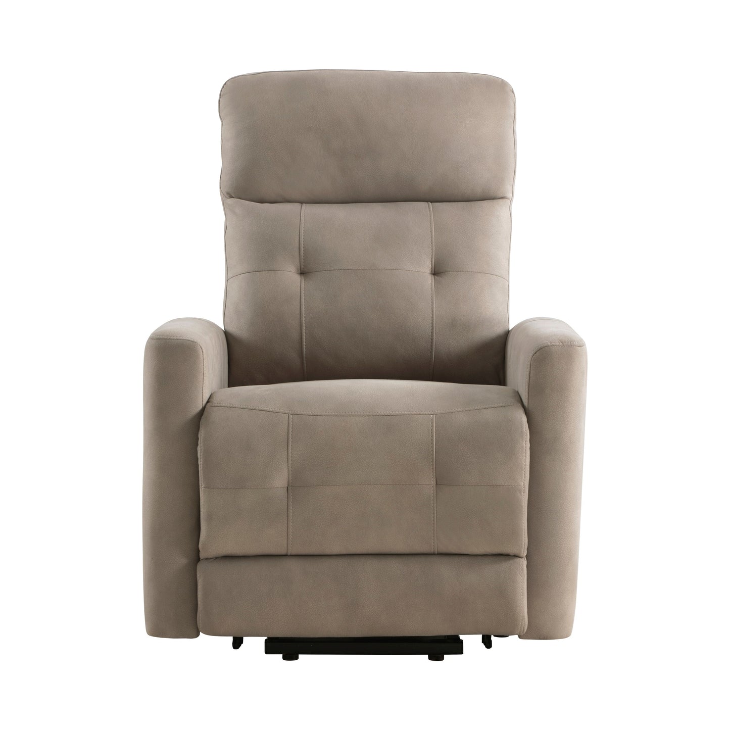 Power Lift Chair with Massage and Heat Comfort Brown Microfiber Upholstery Living Room Power Reclining Motion Chair