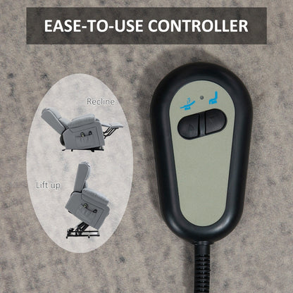 Power Lift Massage Recliner with Heat, Remote Control, Side Storage Pockets, and Anti-Tip Support for Seniors