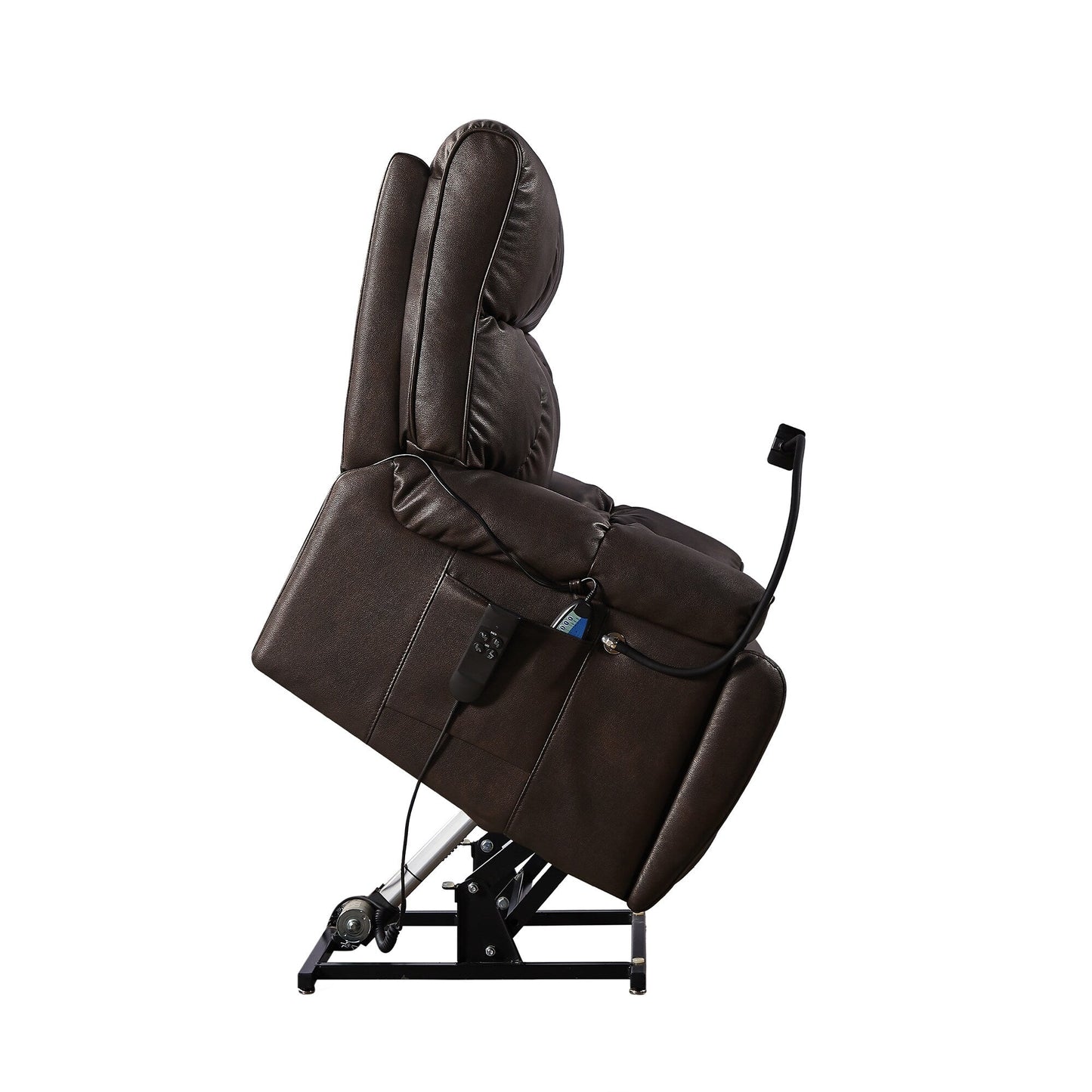 Power Lift Recliner Chair with Dual?OKIN Motors, Infinite Recline, Massage & Heat