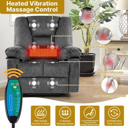 Power Lift Recliner Chair with Massage, Heat & 330?lbs Capacity