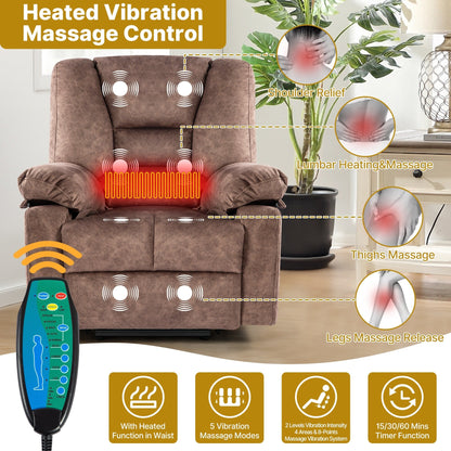 Power Lift Recliner Chair with Massage, Heat & 330?lbs Capacity