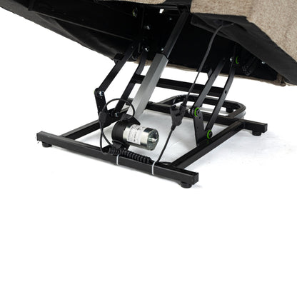 Power Lift Recliner Chair with Massage, Lumbar Heat, USB Charging Port, and Cup Holders